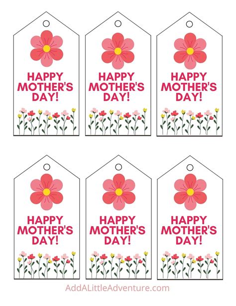 Free Printable Mother S Day Tags